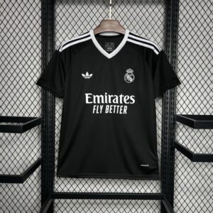 Real Madrid Black GoalKeeper Kit Soccer Uniforms Soccer