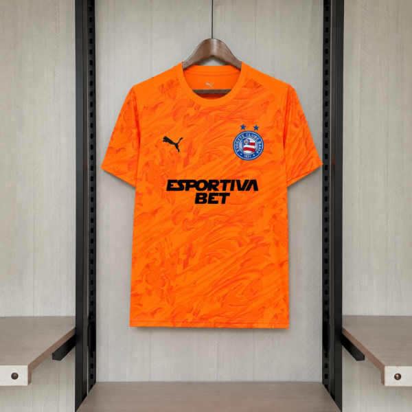 2026-27 Bahia Goalkeeper Orange All Sponsors Jersey