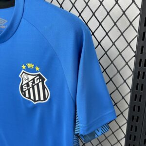 Santos Blue Goalkeeper Kit Football T-Shirt