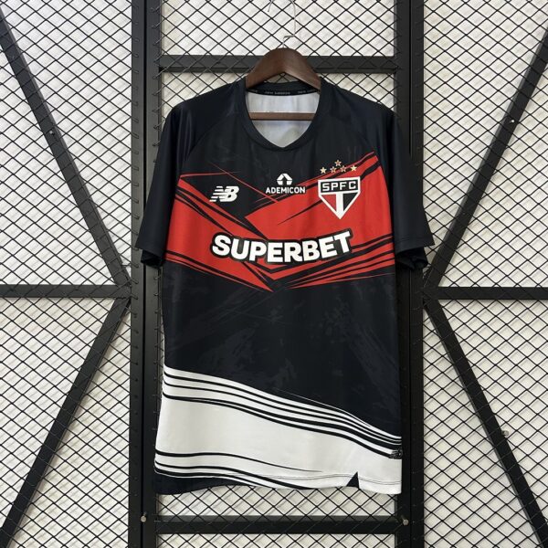 Sao Paulo Goalkeeper Black Shirt Soccer Uniform