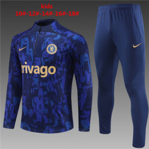 Chelsea Kids Long Sleeve Training Suit