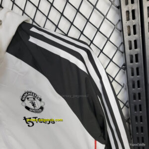 Manchester United Jacket White Windbreaker