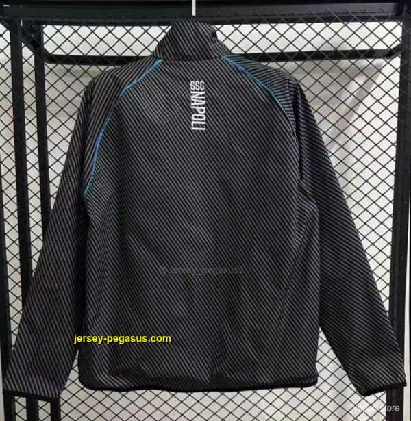 Napoli Black Full Zipper Windbreaker