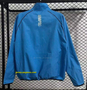 Napoli Blue Full Zipper Windbreaker