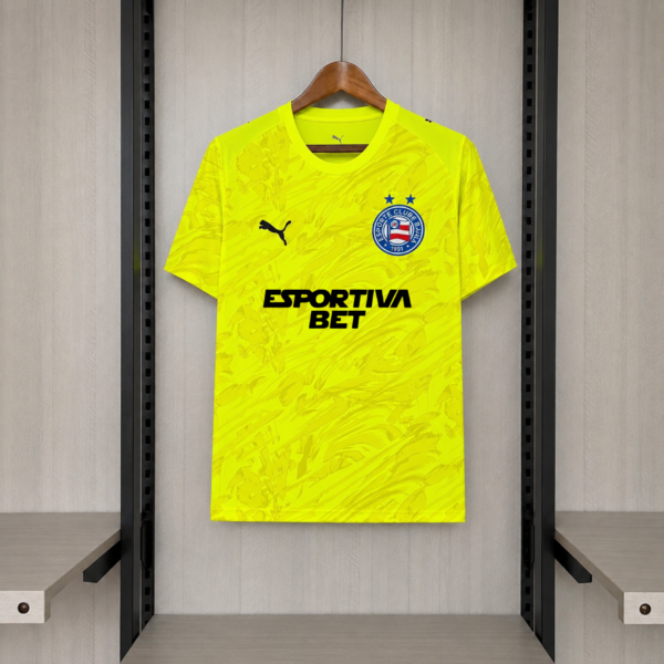 2026-27 Bahia Goalkeeper Yellow All Sponsors Jersey