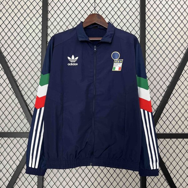 2024 Italy Navy Training Windbreaker Jacket Sport