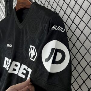 Wolves Black Goalkeeper Shirt Football Apparels