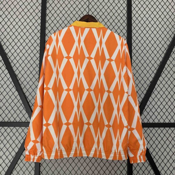 2024 Ivory Coast Reversible Windbreaker Yellow&Orange Double-Sides Jacket Soccer