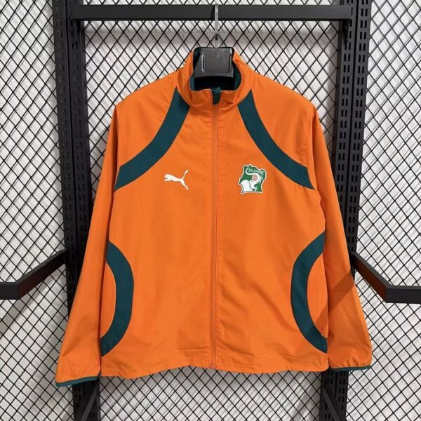 2026 Ivory Coast Orange Windbreaker Soccer Jackets