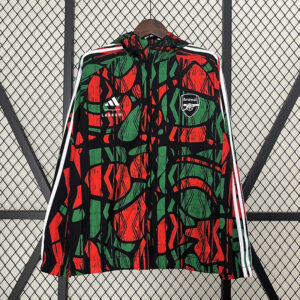 Arsenal Red&Green Windbreaker Jacket Football