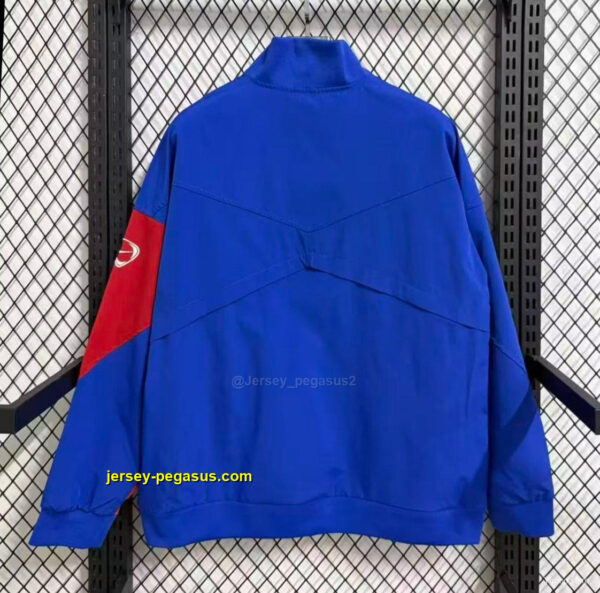 Paris Saint-Germain Blue with Red Full Zipper Windbreaker