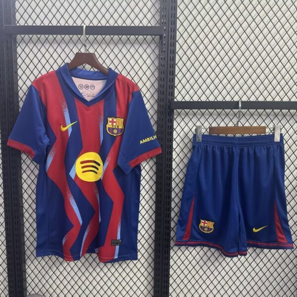 Barcelona Fourth Kits(Shirt+Shorts) Soccer T-Shirt Sets