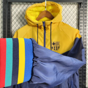 Barcelona Windbreaker Royal Blue Yellow