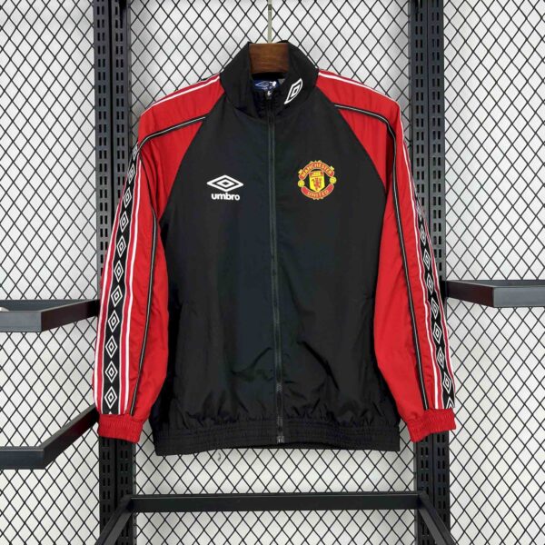 Manchester United Black&Redl Windbreaker Jacket