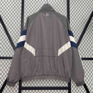 Real Madrid Grey Windbreaker Jacket
