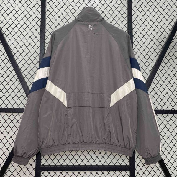 Real Madrid Grey Windbreaker Jacket