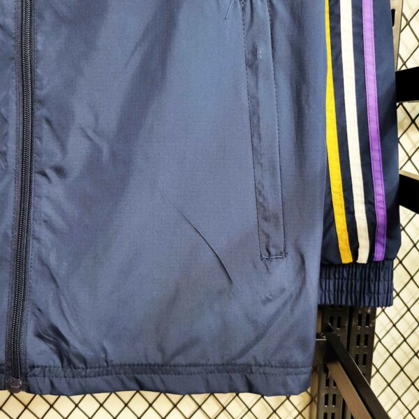 Real Madrid Navy Windbreaker New Jackets Soccer Jerseys