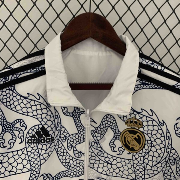 Real Madrid Reversible Windbreaker Red&Blue Double-Sides Jacket Soccer Jerseys F