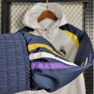 Real Madrid White Windbreaker New Jackets Soccer Jerseys