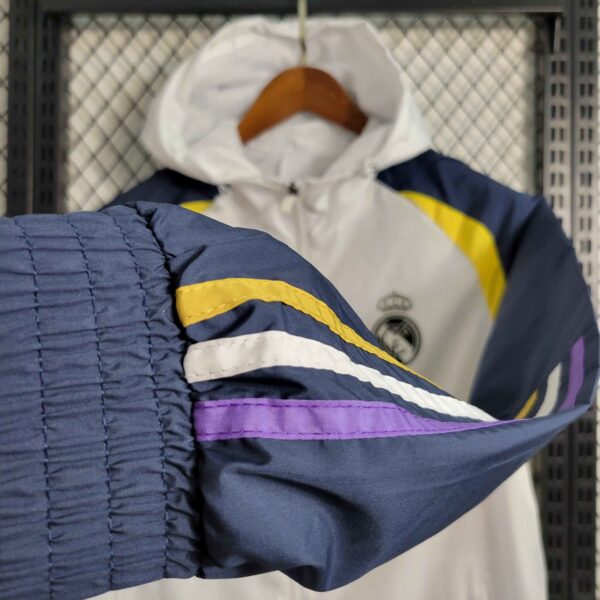 Real Madrid White Windbreaker New Jackets Soccer Jerseys