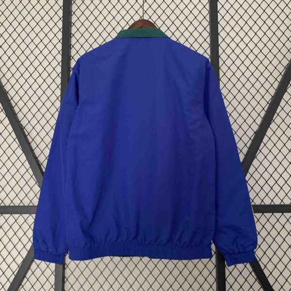 Roma Reversible Windbreaker Green&Blue Double-Sides Jacket Soccer Jerseys For Sa