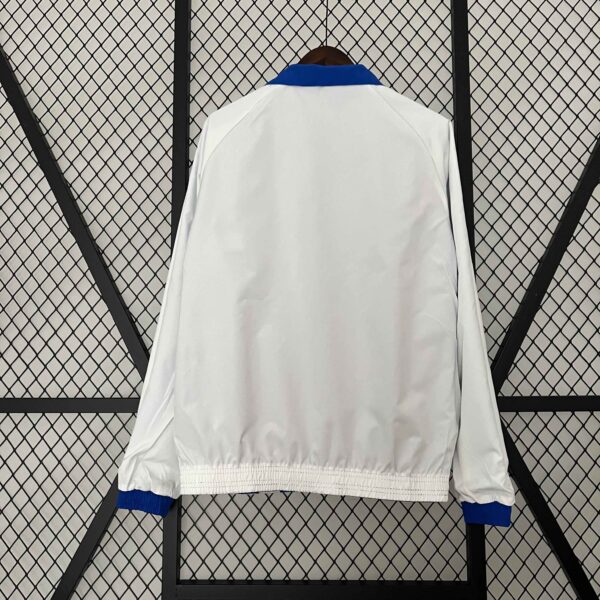 San Luis Reversible Windbreaker White&Blue Double-Sides Jacket Soccer Jerseys Fo