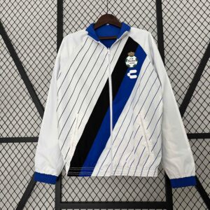 Santos Laguna Reversible Windbreaker White&Blue Double-Sides Jacket Soccer Jerse