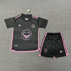 Inter Miami Away Kids Kits With IMFC Foundation Sponsor Suits Soccer Jerseys Yup