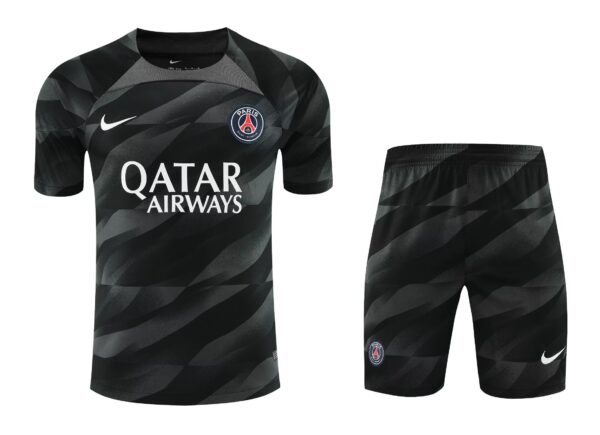 PSG Goalkeeper Black Soccer Jerseys