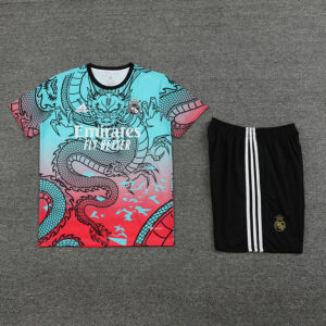Real Madrid Dragon Training Kits(Top+Shorts) Football Replicas