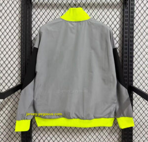 Sporting CP Grey Full Zipper Windbreaker
