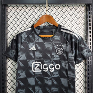 Kids Ajax Black Third away Soccer Jerseys