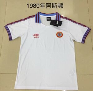 1980 Aston Villa away white