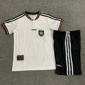 1996 Germany Home Retro Kids Kits Euro Cup Shirt Soccer Jerseys