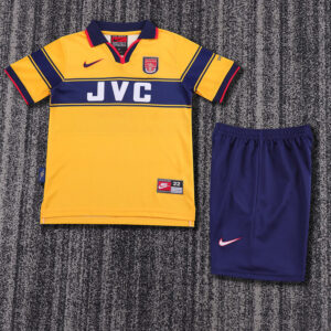 1997 Arsenal Away Retro Kid Kits Youth Apparels