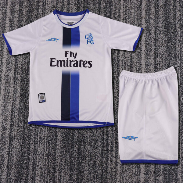 2003 Chelsea Away Retro Kid Kits Youth Apparels