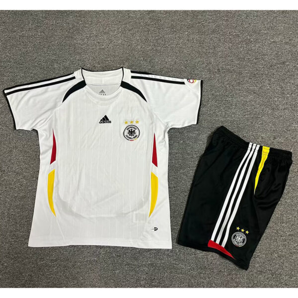2006 Germany Home Retro Kid Kits Youth Apparels Soccer