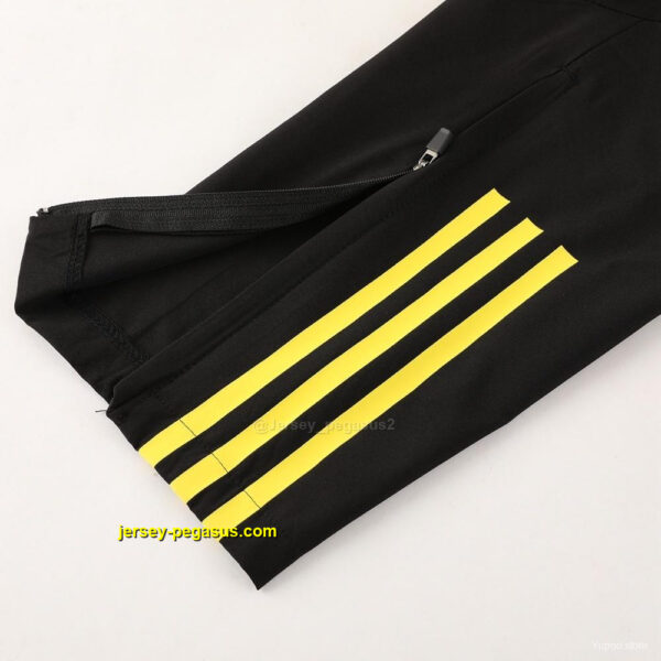 2025 Adidas Black White Half Zipper Jacket+Long Pants