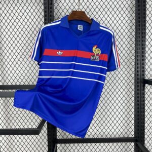 1984 France Home Retro Kit Vintage Shirt
