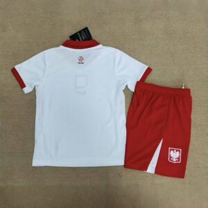 2024 Poland Home Kid Kits Children Sets Football