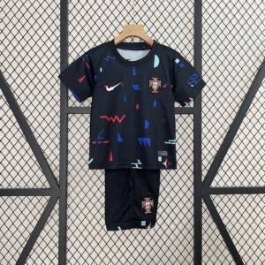 2024 Portugal Grey Training Kid Kits Youth Apparels Sport