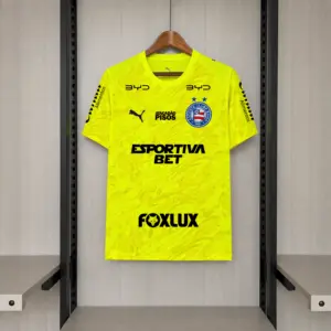 2026-27 Bahia Goalkeeper Yellow All Sponsors Jersey