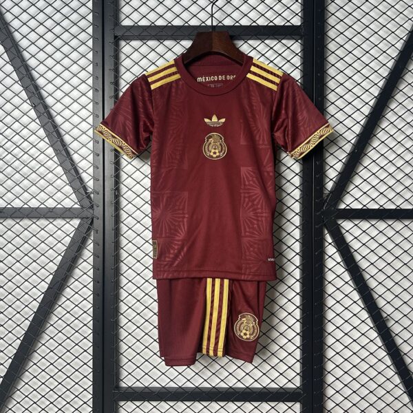 2025 Mexico Gold Cup Kid Kits Red Special Edition Youth Apparels