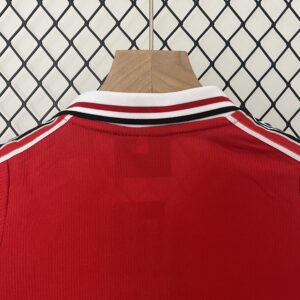 Manchester United Home Retro Kid Kits Children Sets Jerseys Supllier