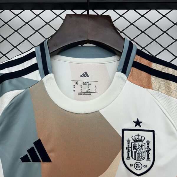 2025 Spain Euro Away Kid Kits Youth Apparels