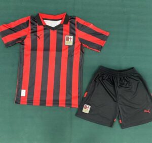 AC Milan 125th Anniversary Kid Kits Youth Apparels Soccer