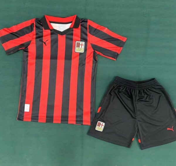 AC Milan 125th Anniversary Kid Kits Youth Apparels Soccer