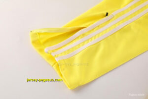 2025 Adidas Original Yellow Full Hoodie Zipper Jacket +Long Pants