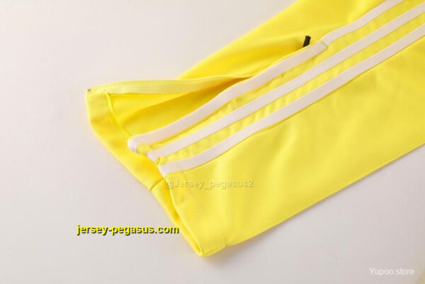 2025 Adidas Original Yellow Full Hoodie Zipper Jacket +Long Pants