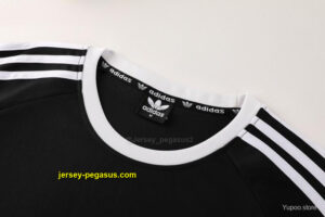 2025 Adidas Originals Long Sleeve T-Shirt Collection - NavyWhiteBlack with 3-Str